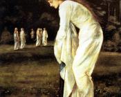 爱德华科莱伯恩琼斯 - Saint George and The Dragon The Princess Tied to the Tree